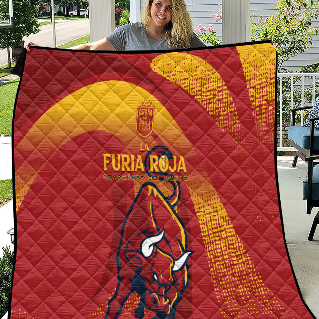 La Furia Roja Campeones del Mundo Quilt Espana El Toro