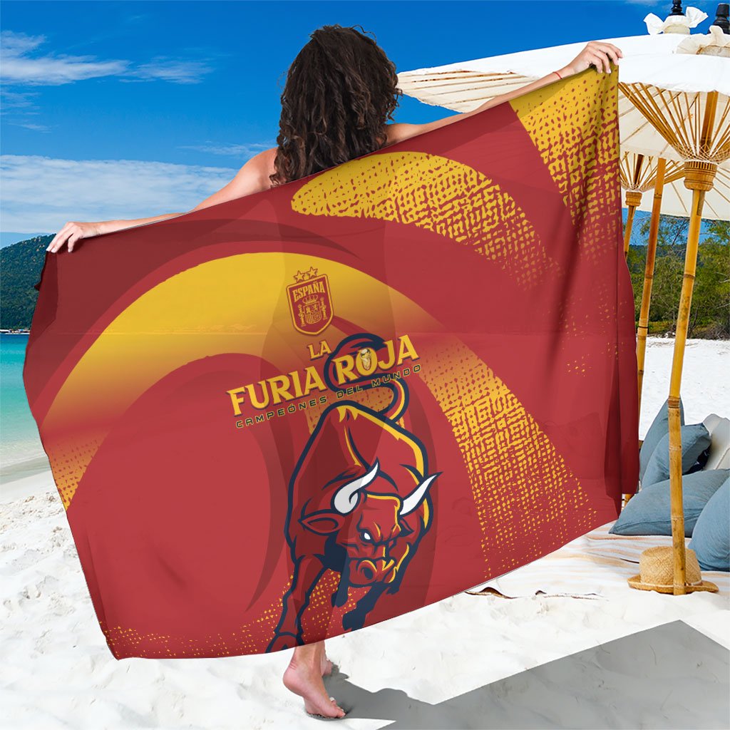 La Furia Roja Campeones del Mundo Sarong Espana El Toro