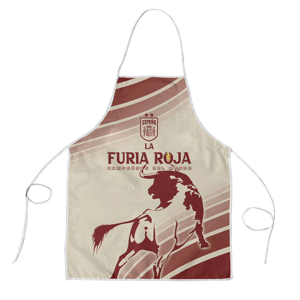 Spain La Roja Apron Campeones del Mundo - Away Color