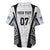 Personalised Fiji Rugby Baseball Jersey 2023 World Cup History Makers - White Ver LT7 - Wonder Print Shop