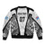 Personalised Fiji Rugby Bomber Jacket 2023 World Cup History Makers - White Ver LT7 - Wonder Print Shop