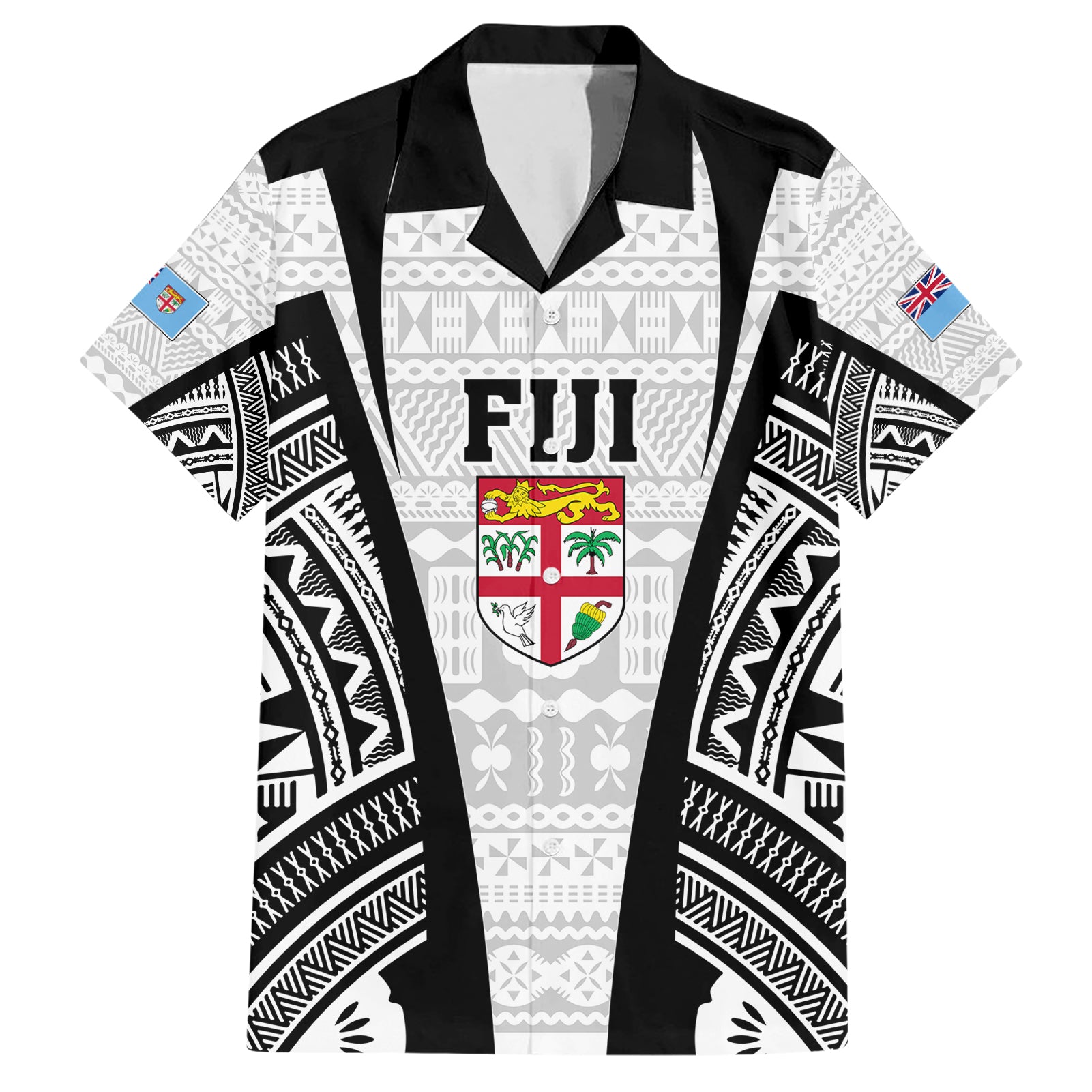 Personalised Fiji Rugby Hawaiian Shirt 2023 World Cup History Makers - White Ver - Wonder Print Shop