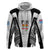 Personalised Fiji Rugby Hoodie 2023 World Cup History Makers - White Ver - Wonder Print Shop