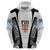 Personalised Fiji Rugby Hoodie 2023 World Cup History Makers - White Ver - Wonder Print Shop