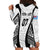 Personalised Fiji Rugby Hoodie Dress 2023 World Cup History Makers - White Ver - Wonder Print Shop