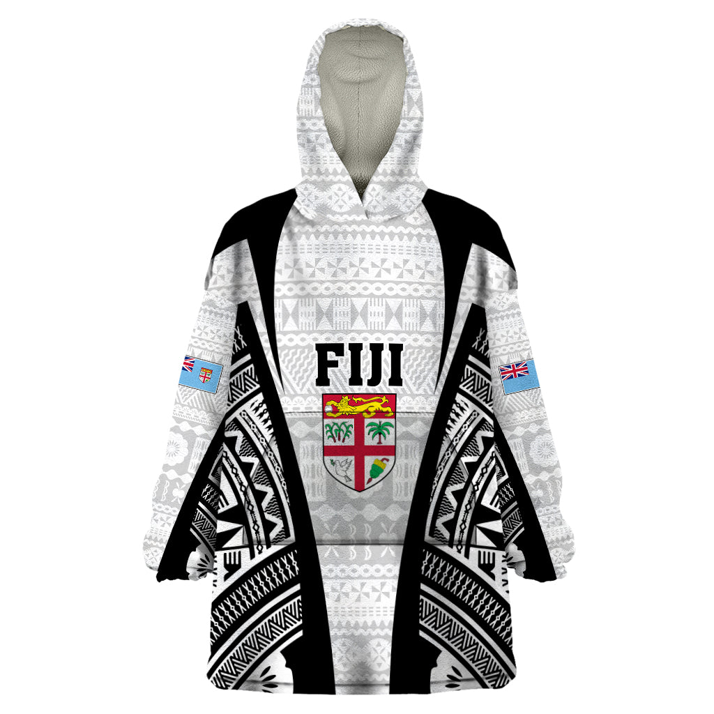 personalised-fiji-rugby-wearable-blanket-hoodie-2023-world-cup-history-makers-white-ver