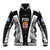 Personalised Fiji Rugby Baseball Jacket 2023 World Cup History Makers - Black Ver LT7 - Wonder Print Shop