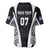 Personalised Fiji Rugby Baseball Jersey 2023 World Cup History Makers - Black Ver LT7 - Wonder Print Shop