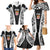 Personalised Fiji Rugby Family Matching Mermaid Dress and Hawaiian Shirt 2023 World Cup History Makers - Black Ver LT7 - Wonder Print Shop