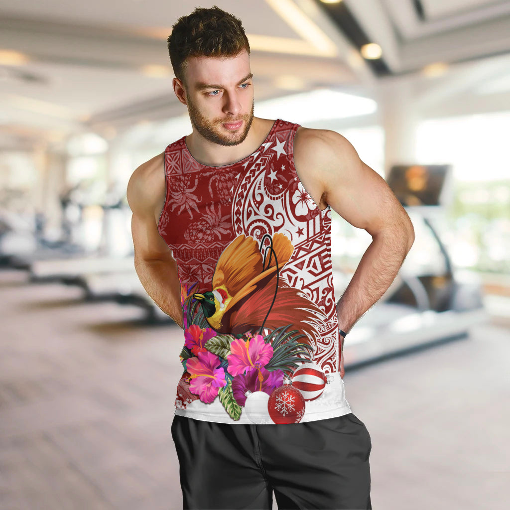 Papua New Guinea Christmas Men Tank Top Bird-of-Paradise Special - Wonder Print Shop