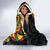 Personalized Adinkra Akan Culture Hooded Blanket Afrikan Colors