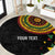 Personalized Adinkra Akan Culture Round Carpet Afrikan Colors