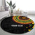 Personalized Adinkra Akan Culture Round Carpet Afrikan Colors