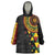 Personalized Adinkra Akan Culture Wearable Blanket Hoodie Afrikan Colors