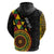 Personalized Adinkra Akan Culture Zip Hoodie Afrikan Colors