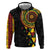 Personalized Adinkra Akan Culture Zip Hoodie Afrikan Colors