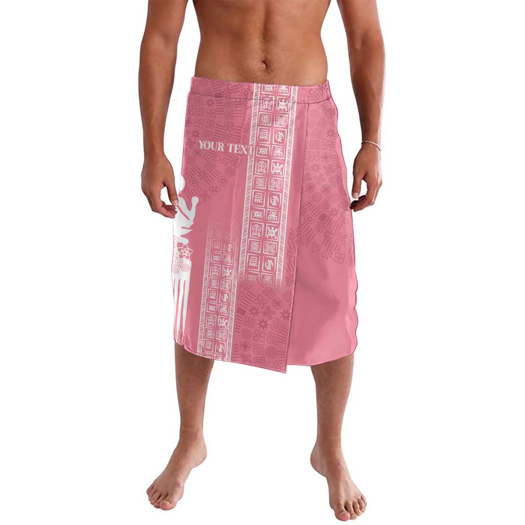 Personalized Adinkra Akan Culture Lavalava Women's Day Duafe Symbol