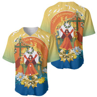 Sverige Glad Midsommar Baseball Jersey Majstang Dancing