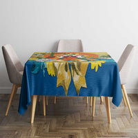 Sverige Glad Midsommar Tablecloth Majstang Dancing