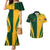 Personalised Australia Mix South Africa Rugby Couples Matching Mermaid Dress And Hawaiian Shirt Wallabies And Springboks - Champions Special Ver LT7 - Wonder Print Shop