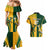 Personalised Australia Mix South Africa Rugby Couples Matching Mermaid Dress And Hawaiian Shirt Wallabies And Springboks - Champions Special Ver LT7 - Wonder Print Shop