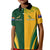 Personalised Australia Mix South Africa Rugby Kid Polo Shirt Wallabies And Springboks - Champions Special Ver - Wonder Print Shop