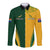 Personalised Australia Mix South Africa Rugby Long Sleeve Button Shirt Wallabies And Springboks - Champions Special Ver - Wonder Print Shop