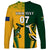 Personalised Australia Mix South Africa Rugby Long Sleeve Shirt Wallabies And Springboks - Champions Special Ver - Wonder Print Shop