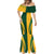 Personalised Australia Mix South Africa Rugby Mermaid Dress Wallabies And Springboks - Champions Special Ver - Wonder Print Shop