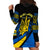 Ukraine Hoodie Dress Independence Slava Ukraini "Battle Angel" - Wonder Print Shop