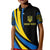 Ukraine Kid Polo Shirt Independence Slava Ukraini "Battle Angel" - Wonder Print Shop