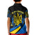 Ukraine Kid Polo Shirt Independence Slava Ukraini "Battle Angel" - Wonder Print Shop