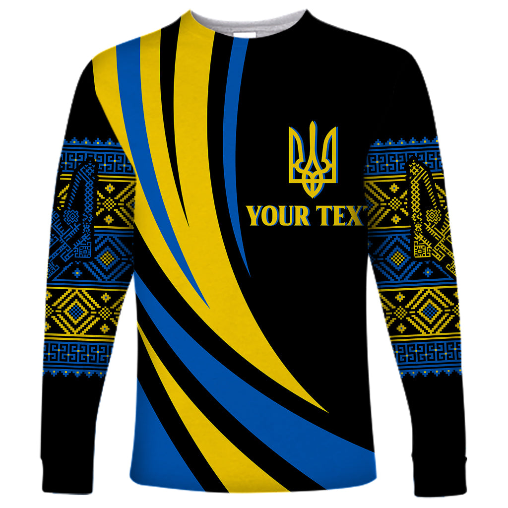 Ukraine Long Sleeve Shirt Independence Slava Ukraini "Battle Angel" - Wonder Print Shop