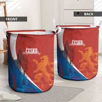 Czechia Charles Bridge Prague Laundry Basket Heraldic Lion