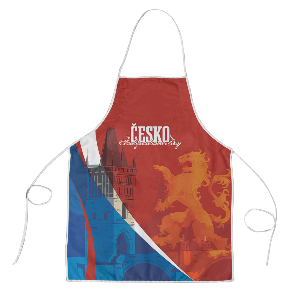 Czechia Charles Bridge Prague Apron Heraldic Lion