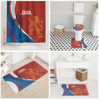 Czechia Charles Bridge Prague Bathroom Set Heraldic Lion