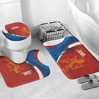 Czechia Charles Bridge Prague Bathroom Set Heraldic Lion