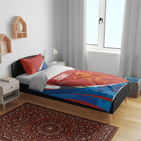 Czechia Charles Bridge Prague Bedding Set Heraldic Lion