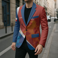 Czechia Charles Bridge Prague Personalized Blazer Heraldic Lion