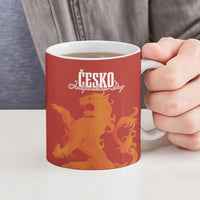 Czechia Charles Bridge Prague Ceramic Mug Heraldic Lion