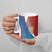 Czechia Charles Bridge Prague Ceramic Mug Heraldic Lion