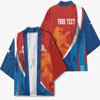Czechia Charles Bridge Prague Personalized Kimono Heraldic Lion
