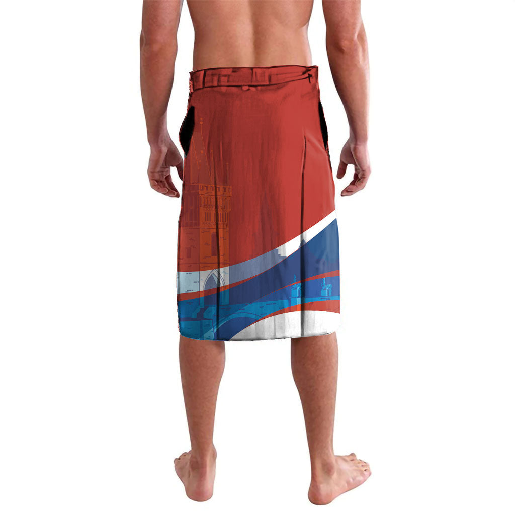 Czechia Charles Bridge Prague Personalized Lavalava Heraldic Lion
