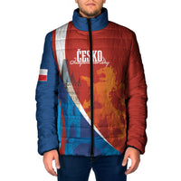 Czechia Charles Bridge Prague Personalized Padded Jacket Heraldic Lion