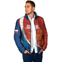 Czechia Charles Bridge Prague Personalized Padded Jacket Heraldic Lion