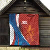 Czechia Charles Bridge Prague Quilt Heraldic Lion