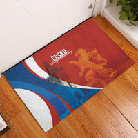 Czechia Charles Bridge Prague Rubber Doormat Heraldic Lion