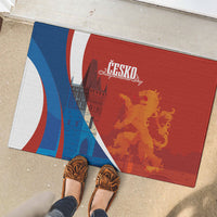 Czechia Charles Bridge Prague Rubber Doormat Heraldic Lion