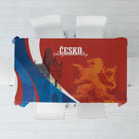 Czechia Charles Bridge Prague Tablecloth Heraldic Lion