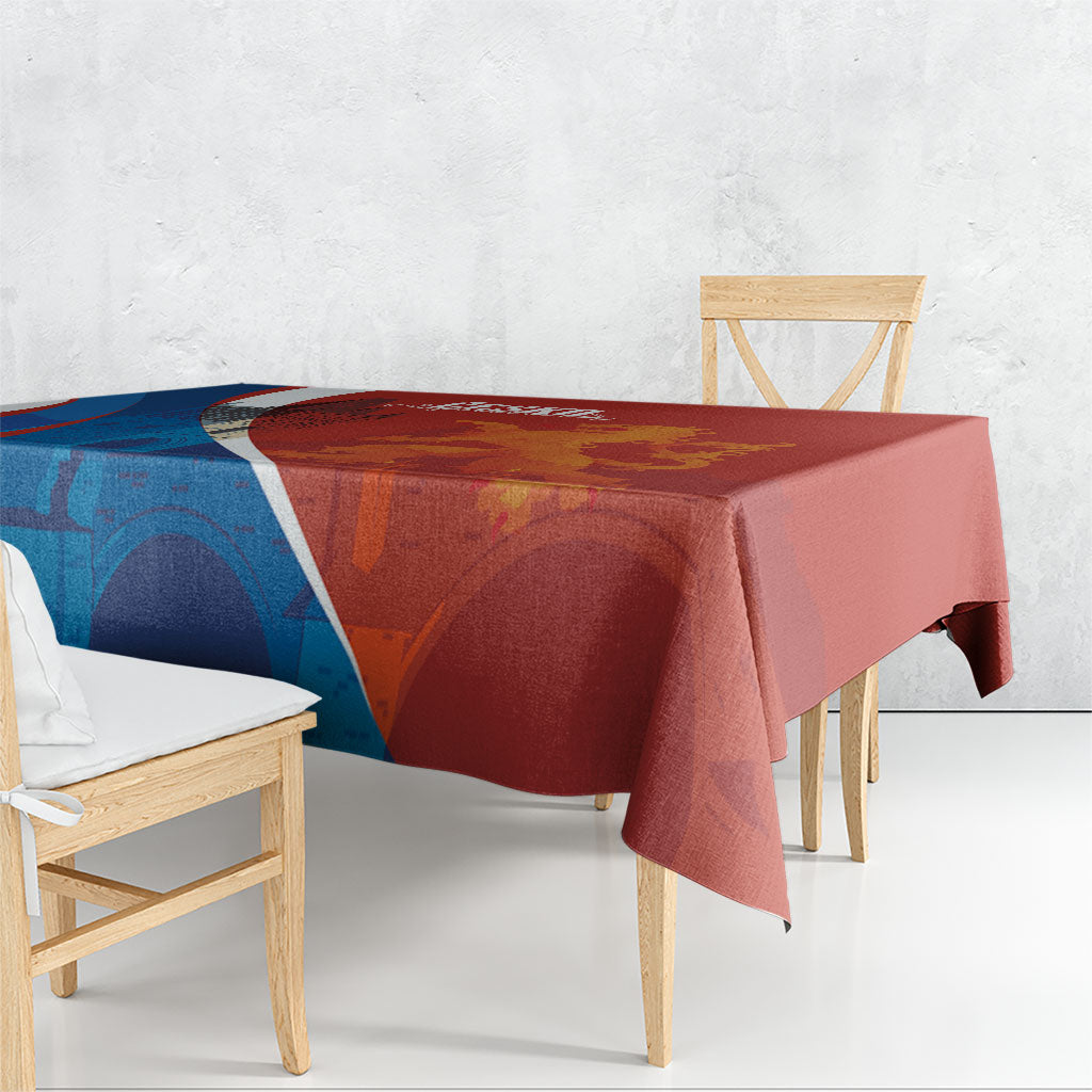 Czechia Charles Bridge Prague Tablecloth Heraldic Lion